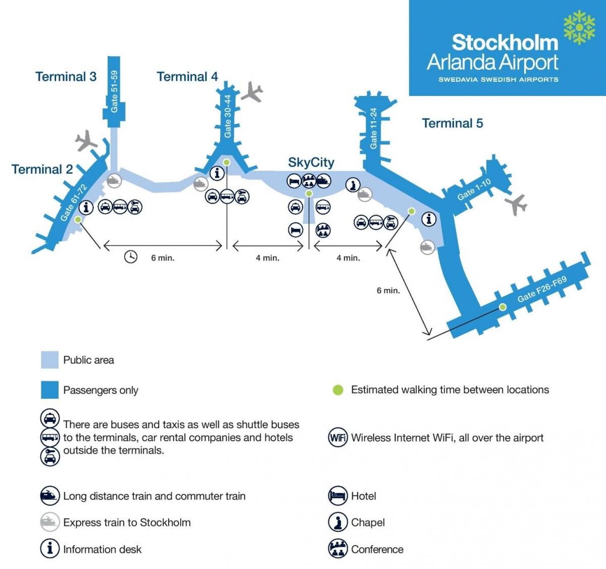 Stockholm arlanda মানচিত্র