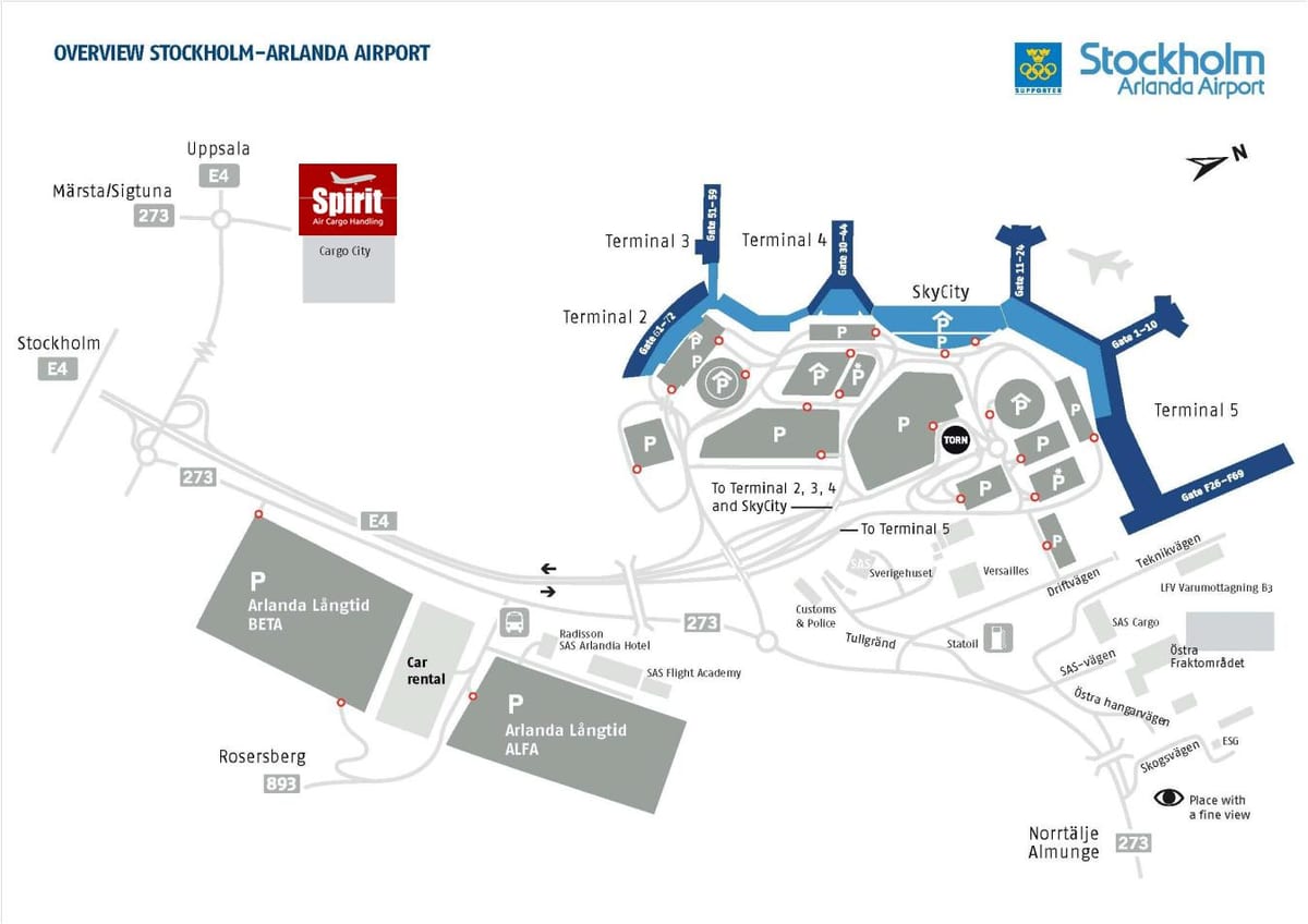 মানচিত্র arlanda