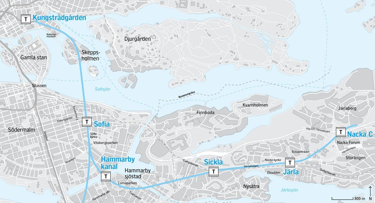 মানচিত্র, nacka Stockholm