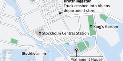 মানচিত্র drottninggatan স্টকহোম