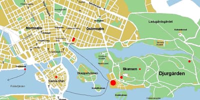 Gamla stan স্টকহোম মানচিত্র