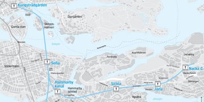 মানচিত্র, nacka Stockholm